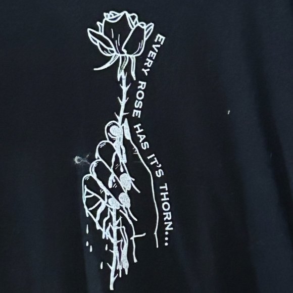 Every Rose Has It's Thorns T-Shirt - Picture 2 of 4